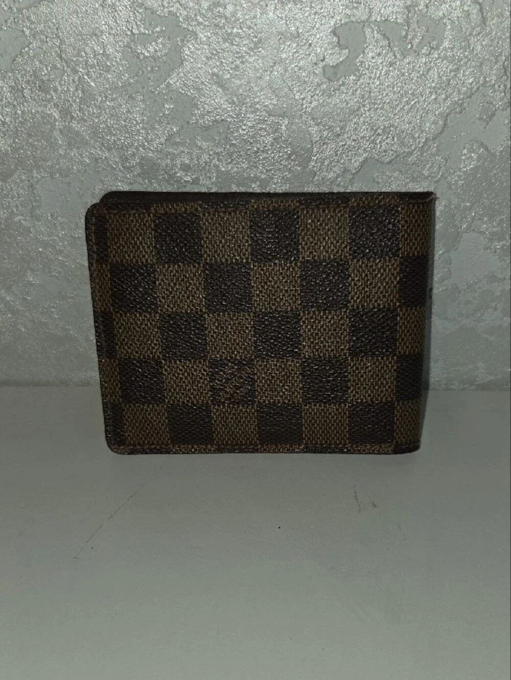 Louis Vuitton Brown Damier Canvas Bi-Fold Wallet